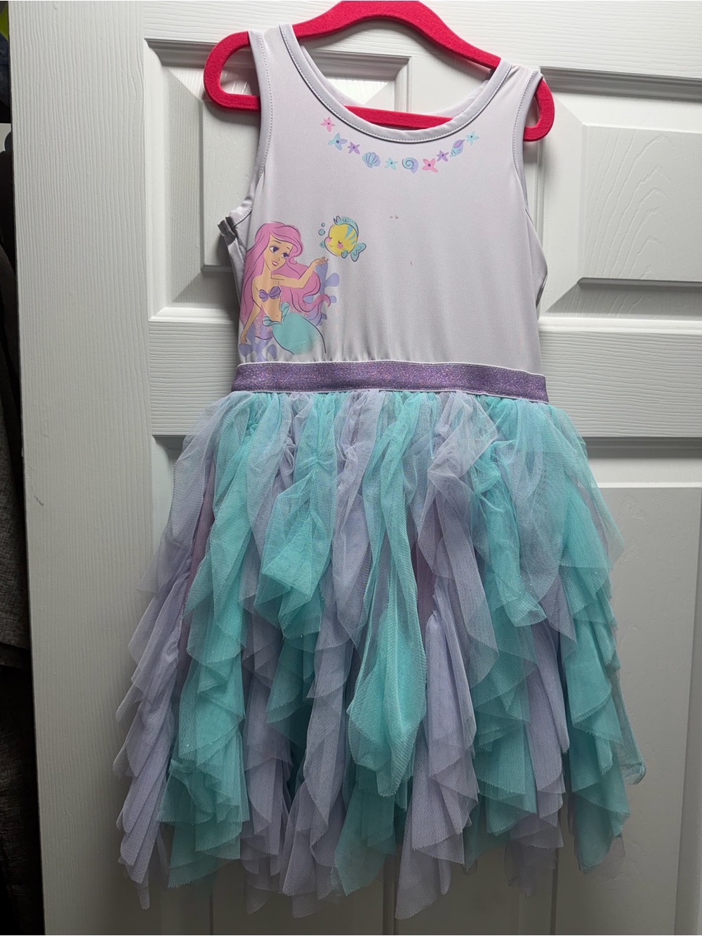 Disney Purple and Aqua Mermaid Tulle Dress
